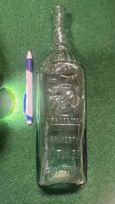 Aqua green Australian chili bottle , 1910