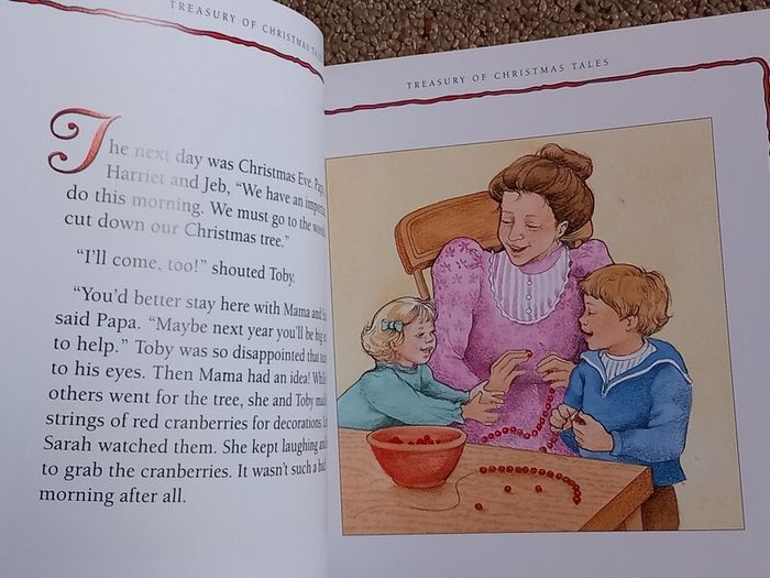 Large Christmas book with CD