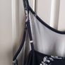Black and White Camisole Style Sun Dress Image 5
