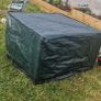 Rattan glass top table and 4 chairs Image 2