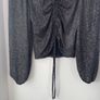 New Look Glitter Ruched top size 12 Image 2