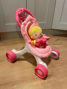 Fisher-Price baby walker pram and baby set