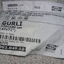 Brand Ikea Gurli Throw- Colour - White  & Beige - Size - 180cm x 120cm Image 8