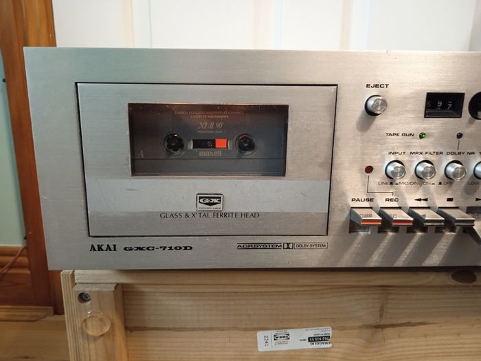 Akai GXC-710D stereo tape deck hifi audio cassete golden era