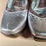 Womens Marco Moreo wedge shoes slip on gold and silver Size UK 4 EU 36.5 platform heel Image 5