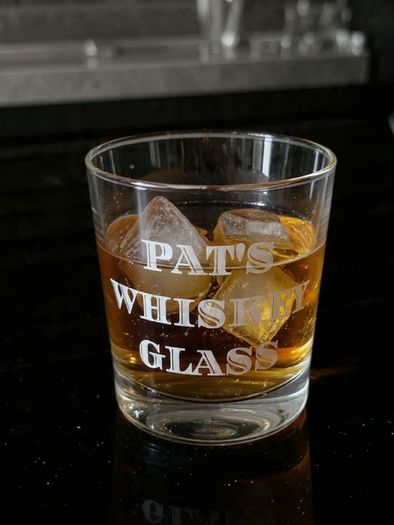 Whiskey Gift Set with Personalised Whiskey Glass