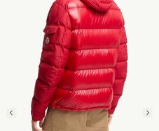 moncler maya red jacket (medium)