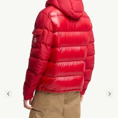moncler maya red jacket (medium)