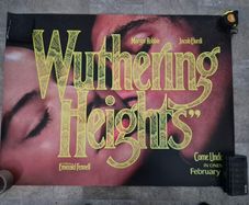 Wuthering Heights Original UK Double Sided Cinema Quad Poster  movie
