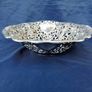 Godinger Silver Plated Pierced Rose Design Basket Image 2