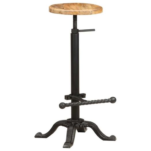 Bar Chairs 2 pcs Solid Mango Wood