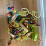 Wooden activity center, wooden building blocks Image 2