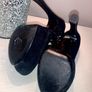 Black Suede Yves Saint Laurent Palais Bootie Platform Heel. Size 38 Image 10