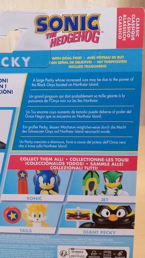Sonic The Hedgehog Giant Pecky Toy