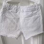 NEXT  cream girls jean shorts Image 4