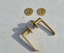 brass door handles