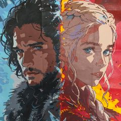 Game of thrones painting