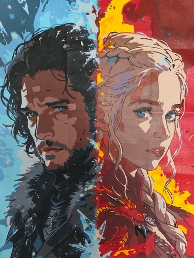 Game of thrones painting