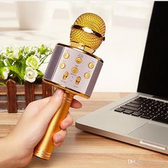 New Portable Karaoke Microphone Wireless Bluetooth 4.0 Hand Held Speaker Player