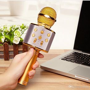 New Portable Karaoke Microphone Wireless Bluetooth 4.0 Hand Held Speaker Player