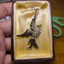 Vintage Bird in Flight Pendant Image 2