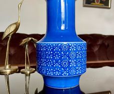 Vintage Rare Celtic Connemara Cobalt Blue Vase
