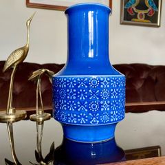 Vintage Rare Celtic Connemara Cobalt Blue Vase