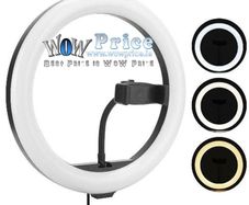 29144 10" LED Ring Light for Phone Camera Live Makeup Video