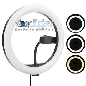29144 10" LED Ring Light for Phone Camera Live Makeup Video