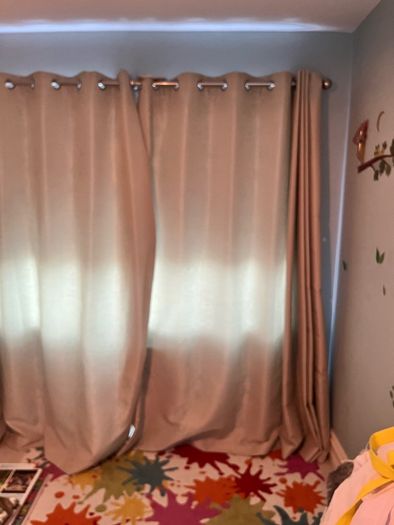 silk curtains