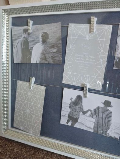 White Sparkly Picture Frame
