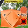 BRAND NEW Ice Fishing Tent Shelter Shanty Pop-Up 8-Person 300D Oxford Fabric Waterproof Windproof for Winter Fishing Camping Hiking Image 4