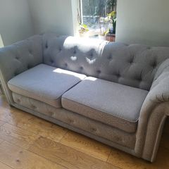 Chester  sofa in grey