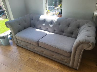 Chester  sofa in grey