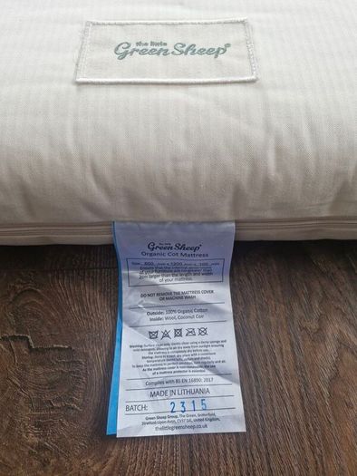 Little Green Sheep Organic Wool Cot Mattress