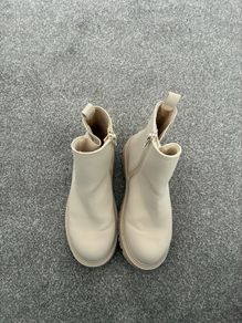 UK 13 cream boots
