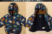 Next Baby Fleece lined Waterproof hooded Jacket
