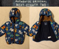 Next Baby Fleece lined Waterproof hooded Jacket