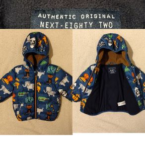 Next Baby Fleece lined Waterproof hooded Jacket