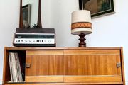 Vintage Retro Mid Century Scandinavian Teak Sideboard/Record Cabinet