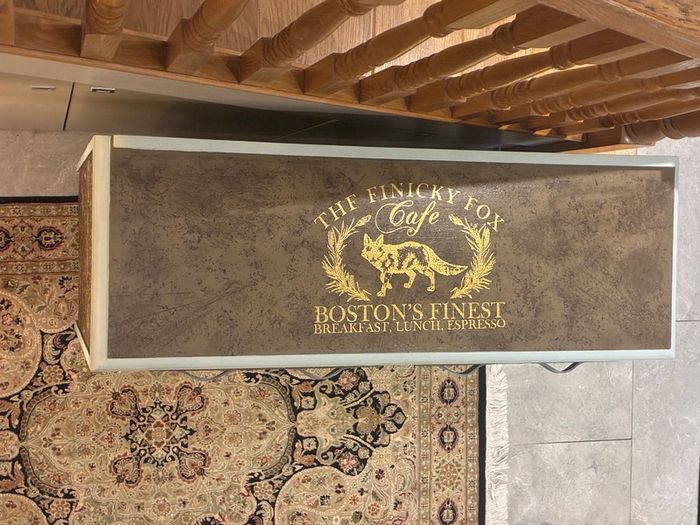 Upcycled Solid Wood Sideboard - The Finicky Fox Cafe design