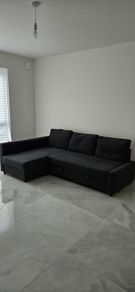 Ikea corner sofa bed with storage
