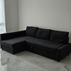 Ikea corner sofa bed with storage