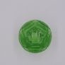 Hand Blown Green Ruffled Vase Image 4