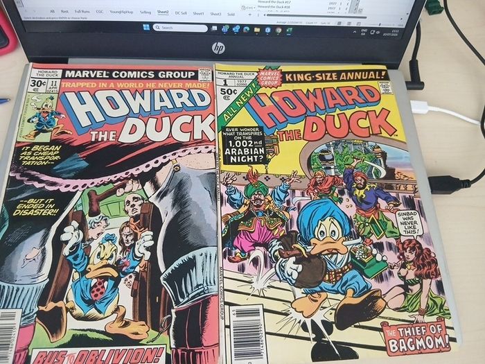 17 x Howard the Duck comics