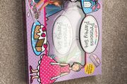 Princess Party book &amp; puzzle pieces