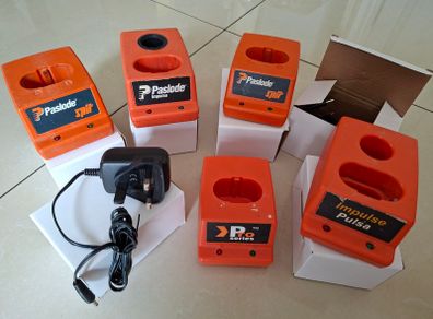 Used Paslode Replacement Docks & New Charger Leads