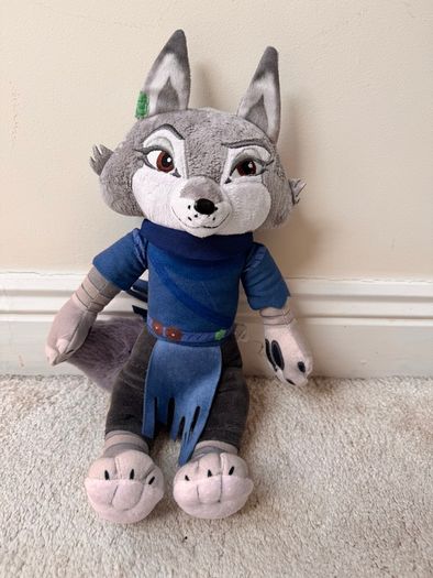 Zhen the Fox Plush Soft Kung Fu Panda 4 approx. 37 cm. Used please see photos