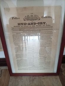 hue and cry police gazette 1864
