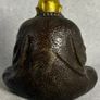 Bodhidharma - Bronze With Gold Assent, Stamped Image 3